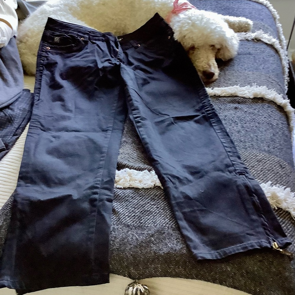 Vintage Foxy jeans straight leg cropped jeans